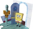 papercraft handsome squidward