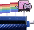 papercraft nyan cat machine